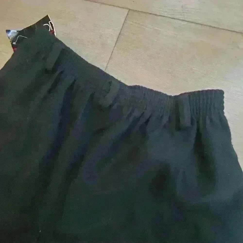 Koret vintage pants 8 NWT‎ 100% merino wool black tapered elastic waist lined - Picture 6 of 7